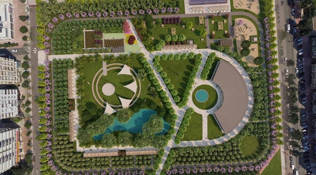 Adana'da Millet Bahçesi yapımı sürüyor