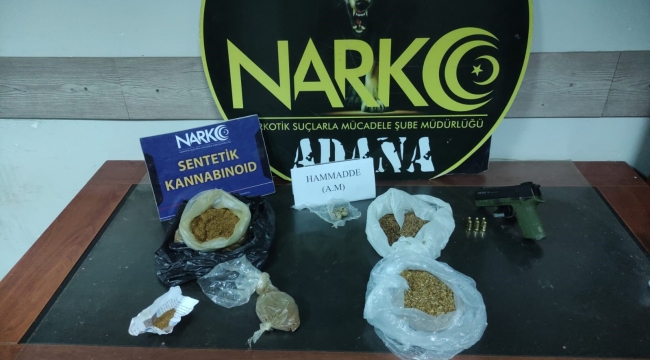 Adana'da narkotik operasyonunda yakalanan 4 kişi tutuklandı