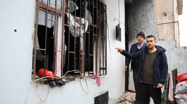 Depremzede aile yangına kiralık evlerinde yakalandı