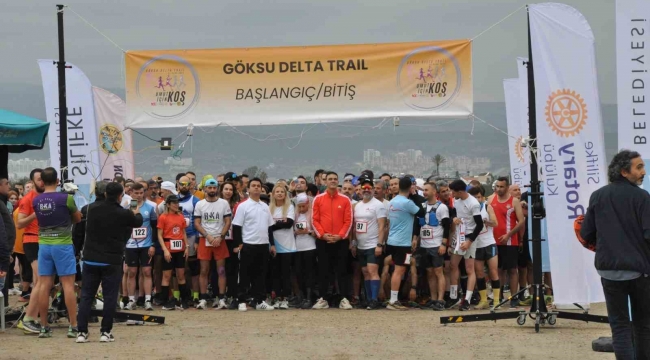 Göksu Deltası Kuş Cennetinde 5 ülkeden 500 sporcu koştu