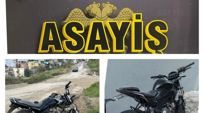 Hatay'da iki motosiklet hırsızı tutuklandı