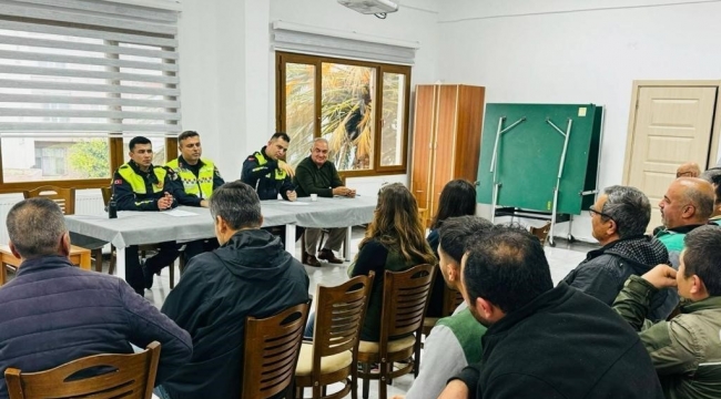 Jandarmadan kurum şoförlerine trafik eğitimi