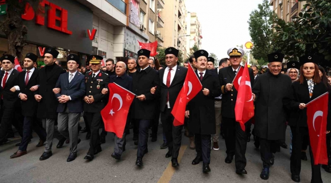 Mersin'in kurtuluş coşkusu 'Zafer Yürüyüşü' ile taçlandı