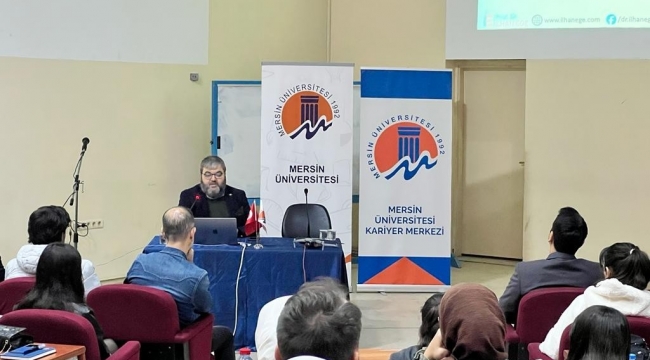 MEÜ öğrencilerine 'Geleceğin teknolojileri, geleceğin meslekleri' konferansı verildi