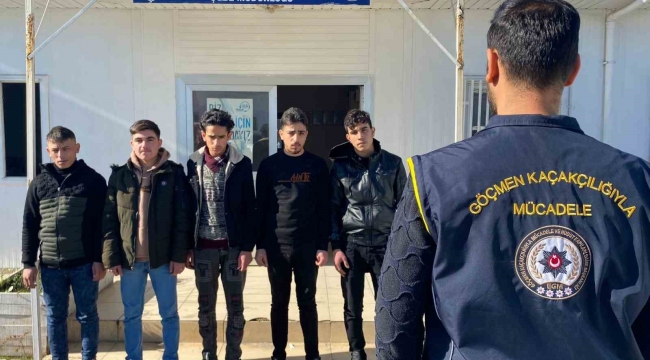 Osmaniye'de 5 düzensiz göçmen yakalandı