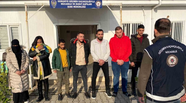 Osmaniye'de 7 düzensiz göçmen yakalandı