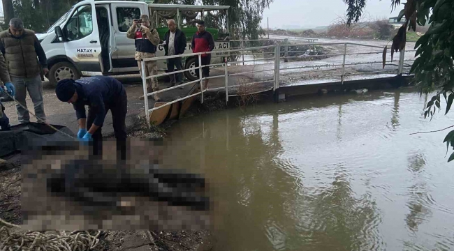 Sulama kanalında erkek cesedi bulundu