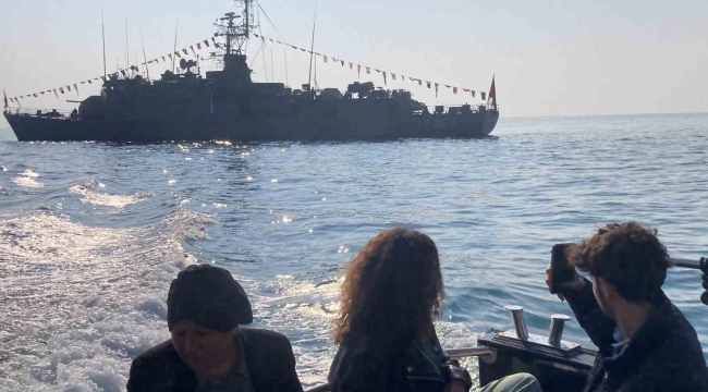 TCG Bartın Savaş gemisi, vatandaşların ziyaretine açıldı