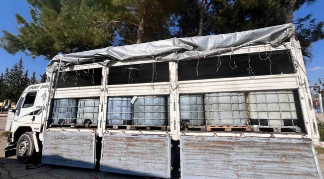 Adana'da 11 bin 400 litre kaçak akaryakıt ele geçirildi