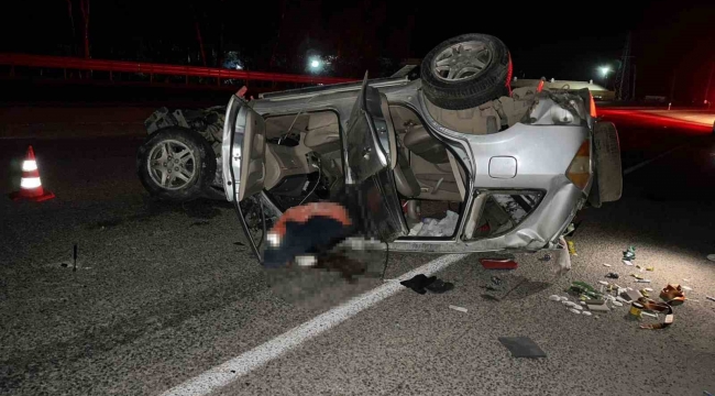 Adana'da kontrolden çıkan cip takla attı: 1 ölü