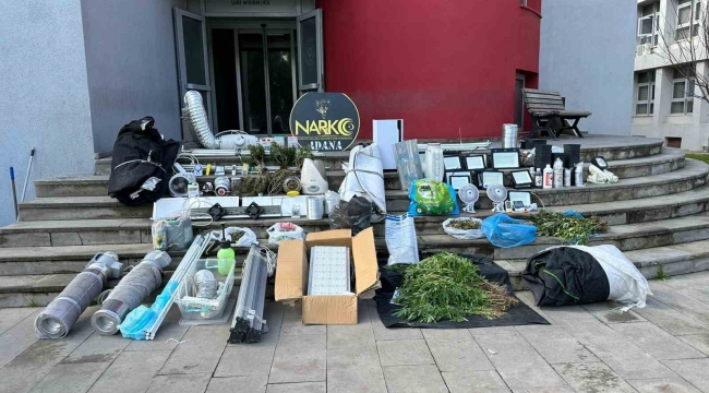Adana'da narkotik polisleri 10 kilo bonzai ele geçirdi