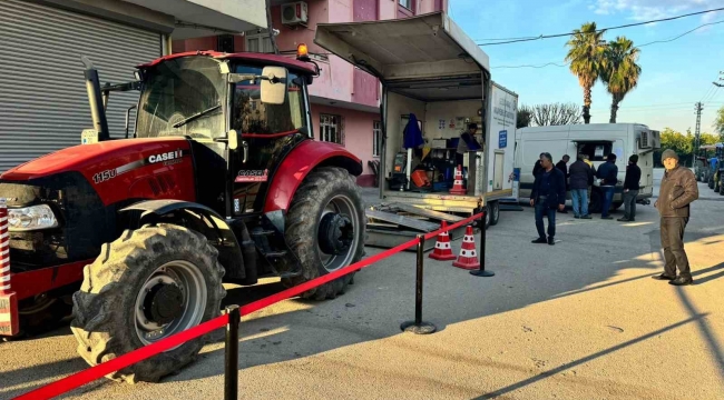 Araç muayenesinde Yüreğir'de çiftçilere büyük kolaylık