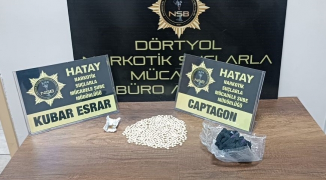 Dörtyol'da uyuşturucu madde ele geçirildi