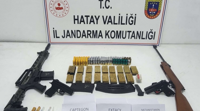 Hatay'da Jandarma'dan uyuşturucu ve kaçakçılık operasyonu