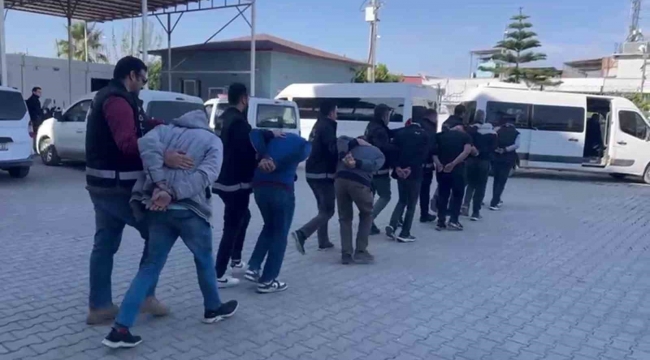 İskenderun'da 7 şüpheli şahıs yakalandı