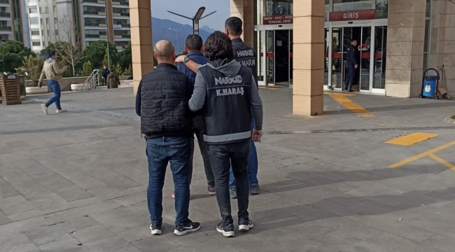 Kahramanmaraş'ta uyuşturucu ticaretinden 2 kişi tutuklandı