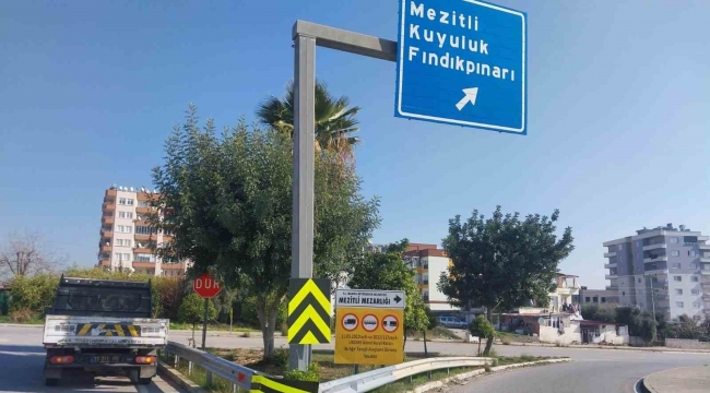 Mersin'de ağır tonajlı araçların güzergahları işaretlendi