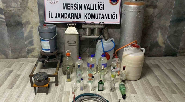 Mersin'de sahte içki operasyonu: 7 gözaltı