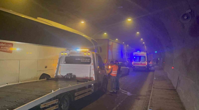 Osmaniye'de tünelde zincirleme trafik kazası: 1 ölü