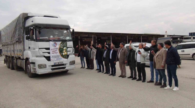 "Üretici-Tüketici El Ele Kampanyası" ile Mersin'den Aksaray'a 20 ton ücretsiz limon gönderildi