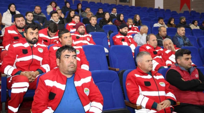 Toroslar Belediyesinden personele iş sağlığı ve güvenliği eğitimi