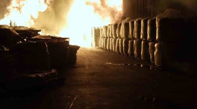 Adana'da plastik fabrikasında çıkan yangın söndürüldü