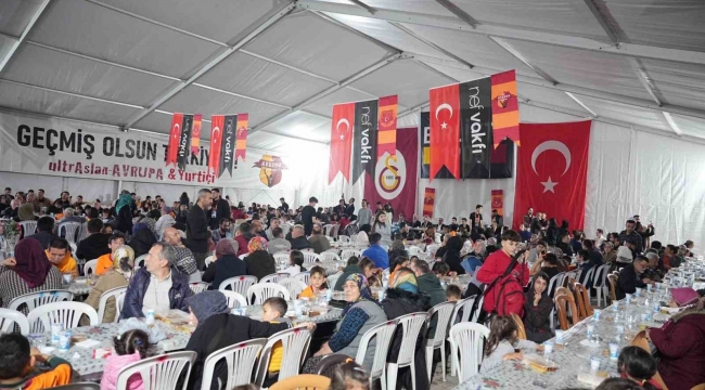 Galatasaray Yönetimi Kahramanmaraş'ta iftarda bir araya geldi