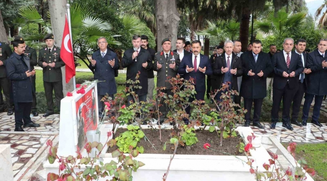 Hatay şehitliğinde hüzün