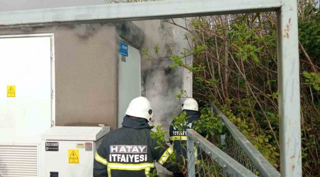 Hatay'da trafo yangını söndürüldü