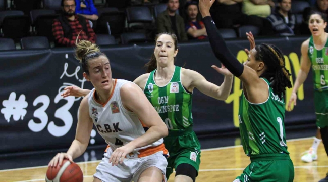 Kadınlar Basketbol Süper Ligi: ÇBK Mersin: 85 - OGM Ormanspor: 76