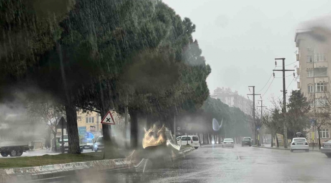 Kahramanmaraş'ta sağanak etkili oldu