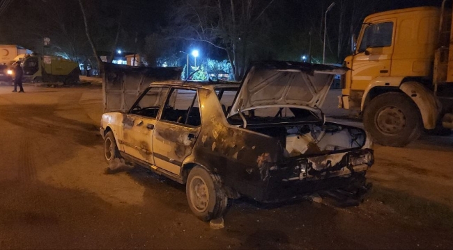 LPG dolumu esnasında alev alan araçtaki 3 kişi yaralandı