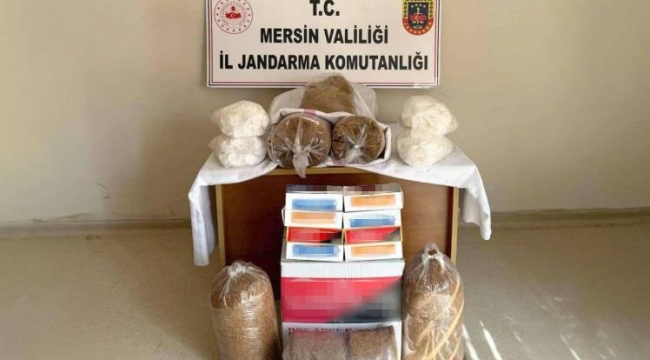 Mersin'de 12 bin adet kaçak makaron ele geçirildi