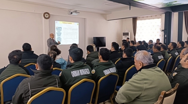 Mersin'de 'orman zararlılarıyla mücadele' eğitimleri tamamlandı