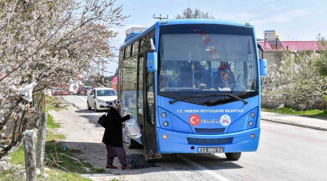 Mersin'de Gülnar ile Köseçobanlı arasında yeni otobüs hattı açıldı
