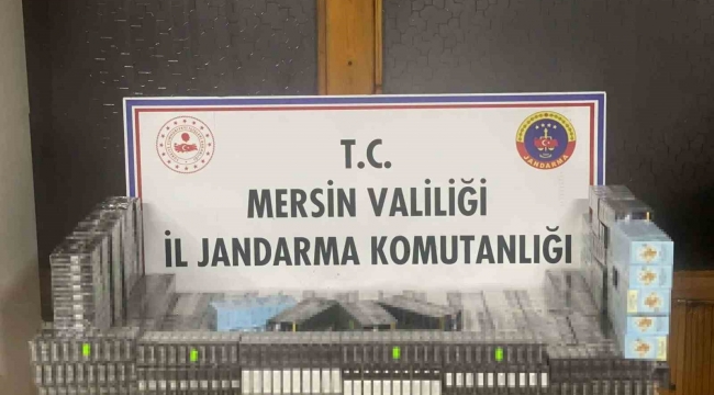 Mersin'de kaçak sigara ile mücadele: 2 gözaltı