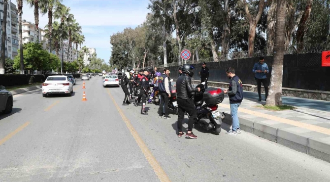 Mersin'de motosiklet hırsızlığına karşı uygulama