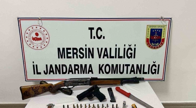 Mersin'de silah kaçakçılığına yönelik düzenlenen operasyonda 1 silah şüpheli ölüm olayının silahı çıktı
