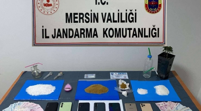 Mersin'de uyuşturucu operasyonu: 4 tutuklama