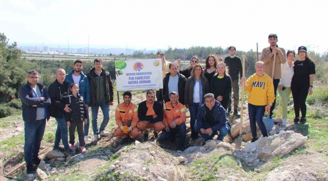 MEÜ ve Orman Bölge Müdürlüğü iş birliğinde fidanlar toprakla buluşturuldu