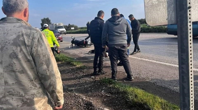 Tırla, motosiklet çarpıştı anne öldü, oğlu yaralandı