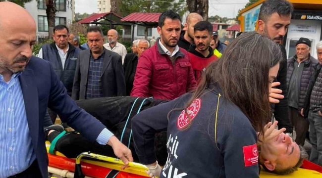 Yaralıya ilk müdahale doktor belediye başkan adayından