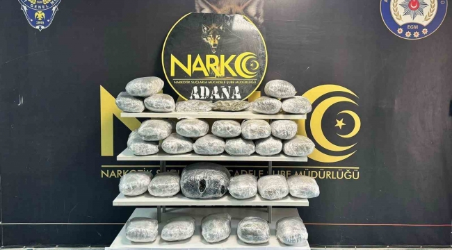 38 kilo esrar ele geçirildi, 8 şüpheli tutuklandı