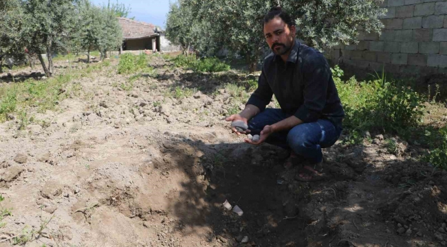 Bahçesini çapalayan çiftçinin pulluğuna takılan küpten Bizans dönemi sikkeleri çıktı