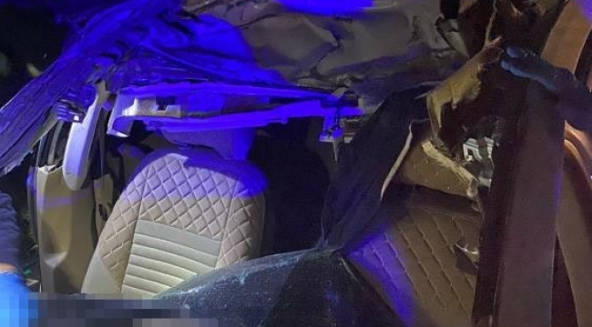 Erzin'de trafik kazasında otomobil sürücüsü öldü