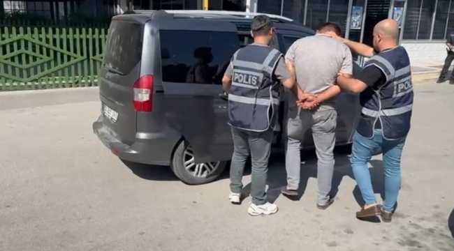 Mersin'de araç lastiklerini kesen şüpheli yakalandı