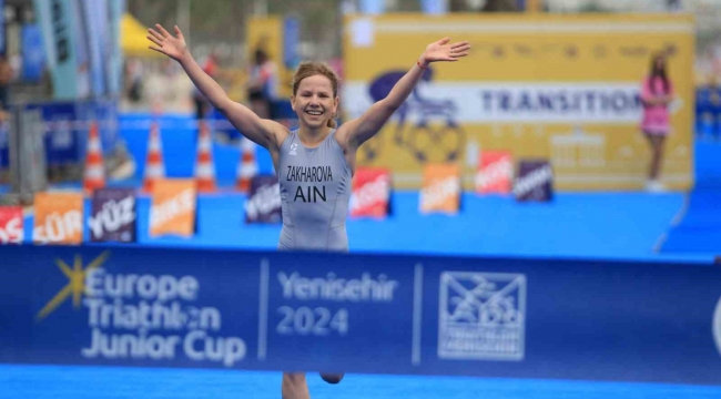 Mersin'de Avrupa Triatlon Genç Kadınlar ve Genç Erkekler Kupası yapıldı