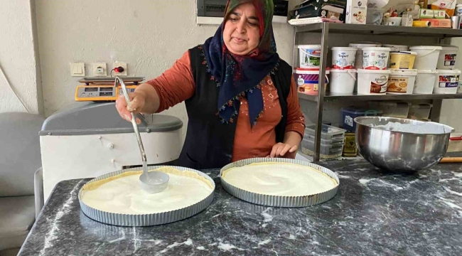 Osmaniye'de geleneksel bayram lezzeti yoğurtlu kömbe