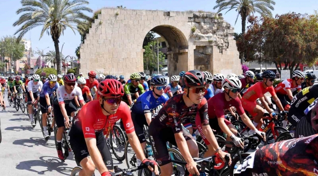 Tour of Mersin Uluslararası Bisiklet Turu'nun üçüncü etabı tamamlandı