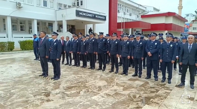 Türk Polis Teşkilatı'nın 179'uncu yıl dönümü Kozan'da törenle kutlandı